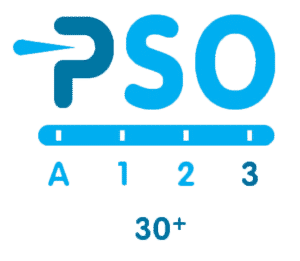 Het logo van PSO voor sociale ondernemers