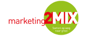 Het logo van marketing2mix