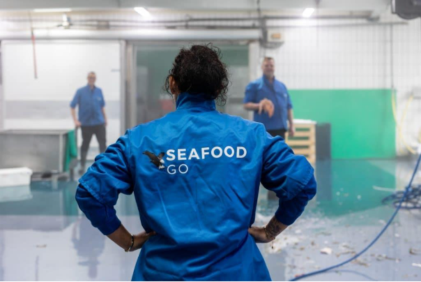 persoon werkzaam bij Seafood Go